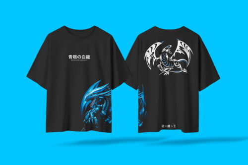 Camiseta - Dragon Blanco de ojos azules