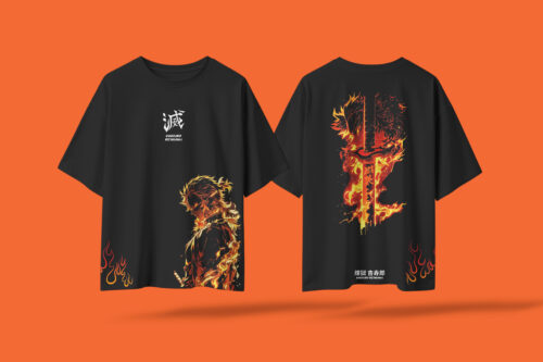 Camiseta - Kyojuro Rengoku